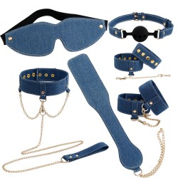 denim bondage kit