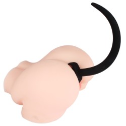 silicone anal plug dog tail